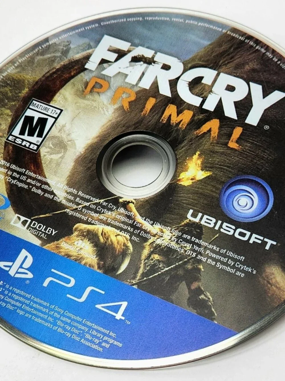 Far Cry Primal PS4 Sony PlayStation 4 CIB Complete /w Insert Game - Tested